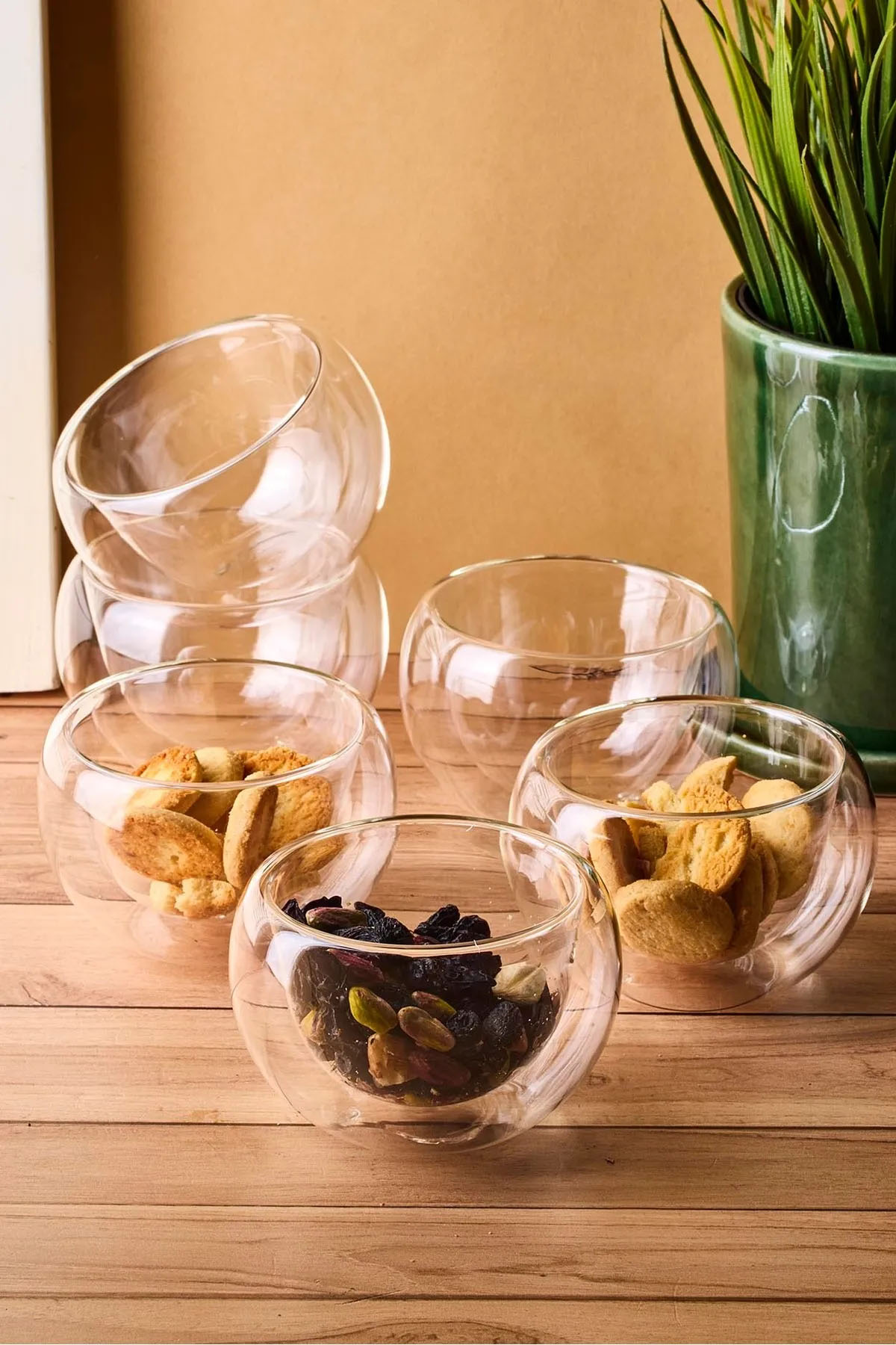 Perotti 17578 Bowy 6'lı Çift Cidarlı Kase Perotti 17578 Bowy 6'lı Çift Cidarlı Kase