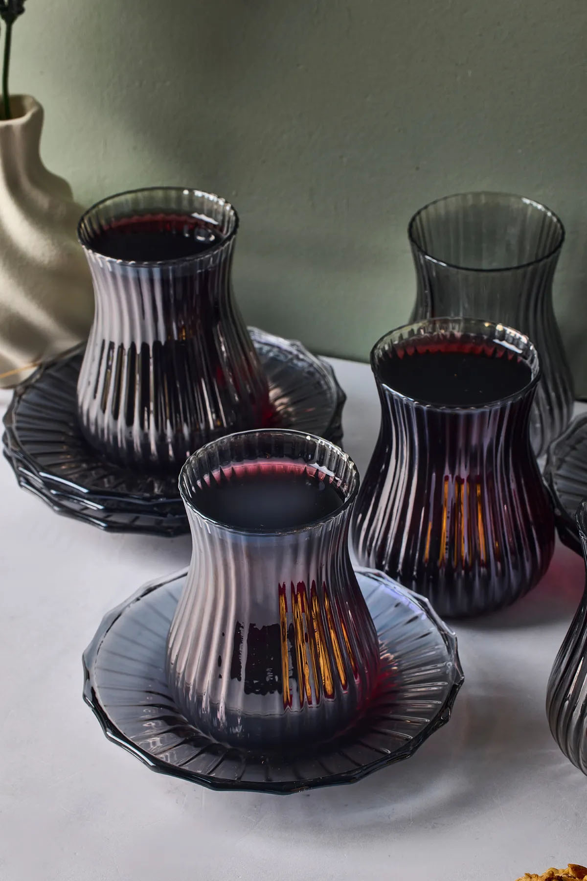 Perotti 18040 Mudanya Füme 12 Parça Çay Seti Perotti 18040 Mudanya Füme 12 Parça Çay Seti