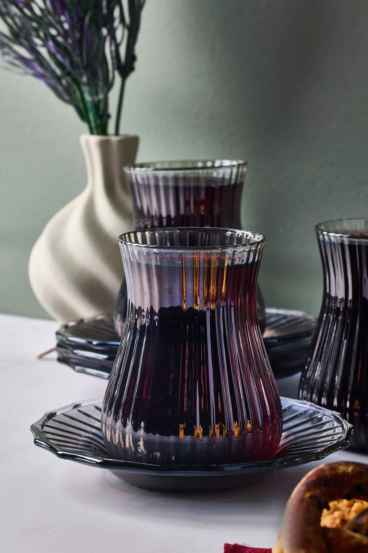 Perotti 18040 Mudanya Füme 12 Parça Çay Seti Perotti 18040 Mudanya Füme 12 Parça Çay Seti