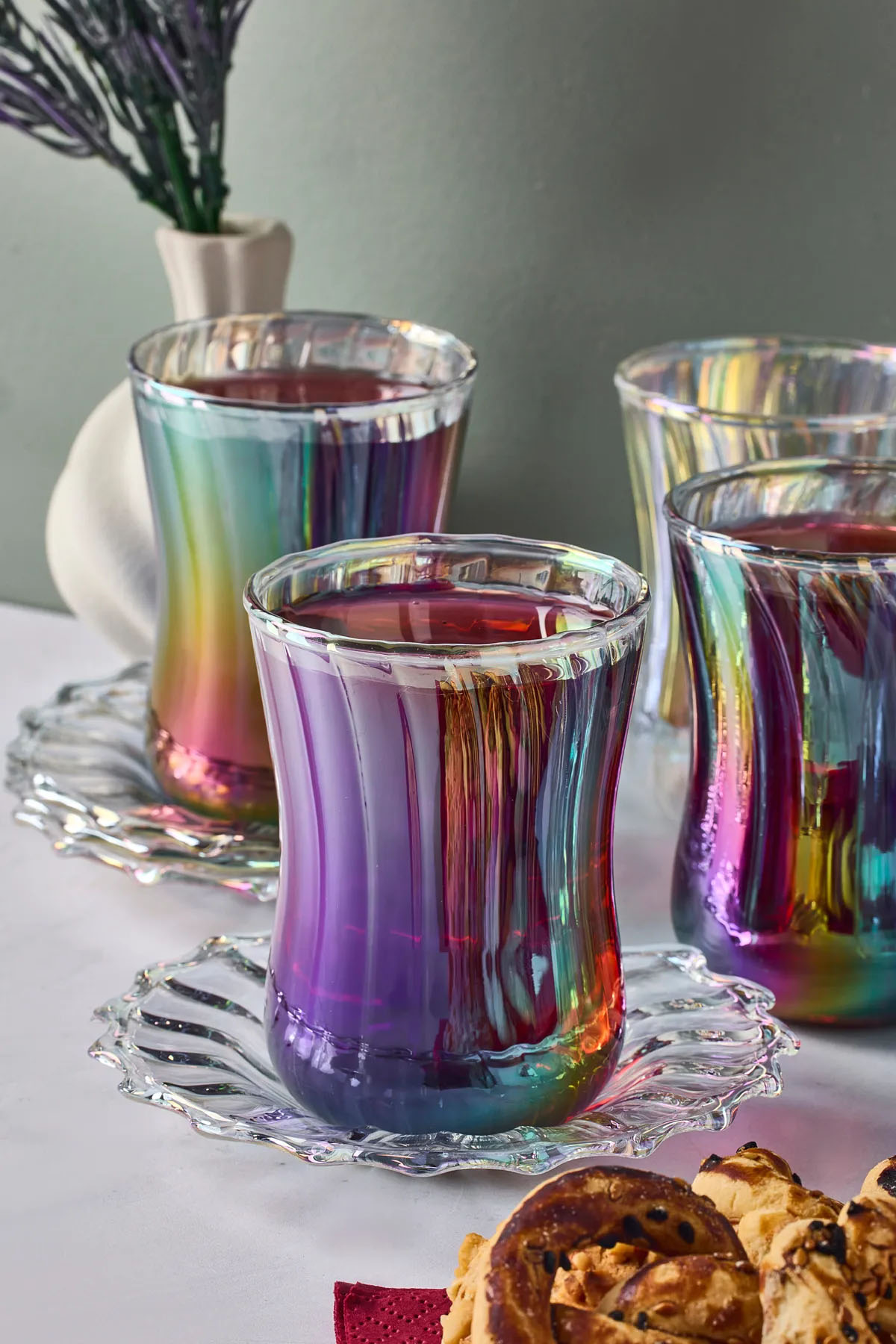 Perotti 18042 Nilüfer Luster 12 Parça Çay Seti Perotti 18042 Nilüfer Luster 12 Parça Çay Seti