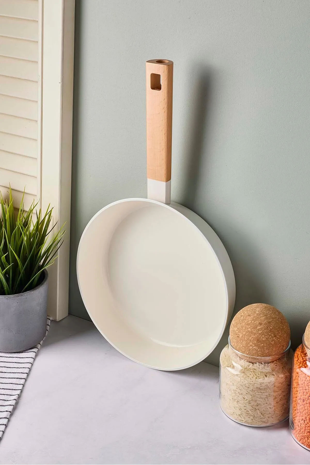 Perotti 18083 CookWood 24 Cm Tava - Bej Perotti 18083 CookWood 24 Cm Tava - Bej