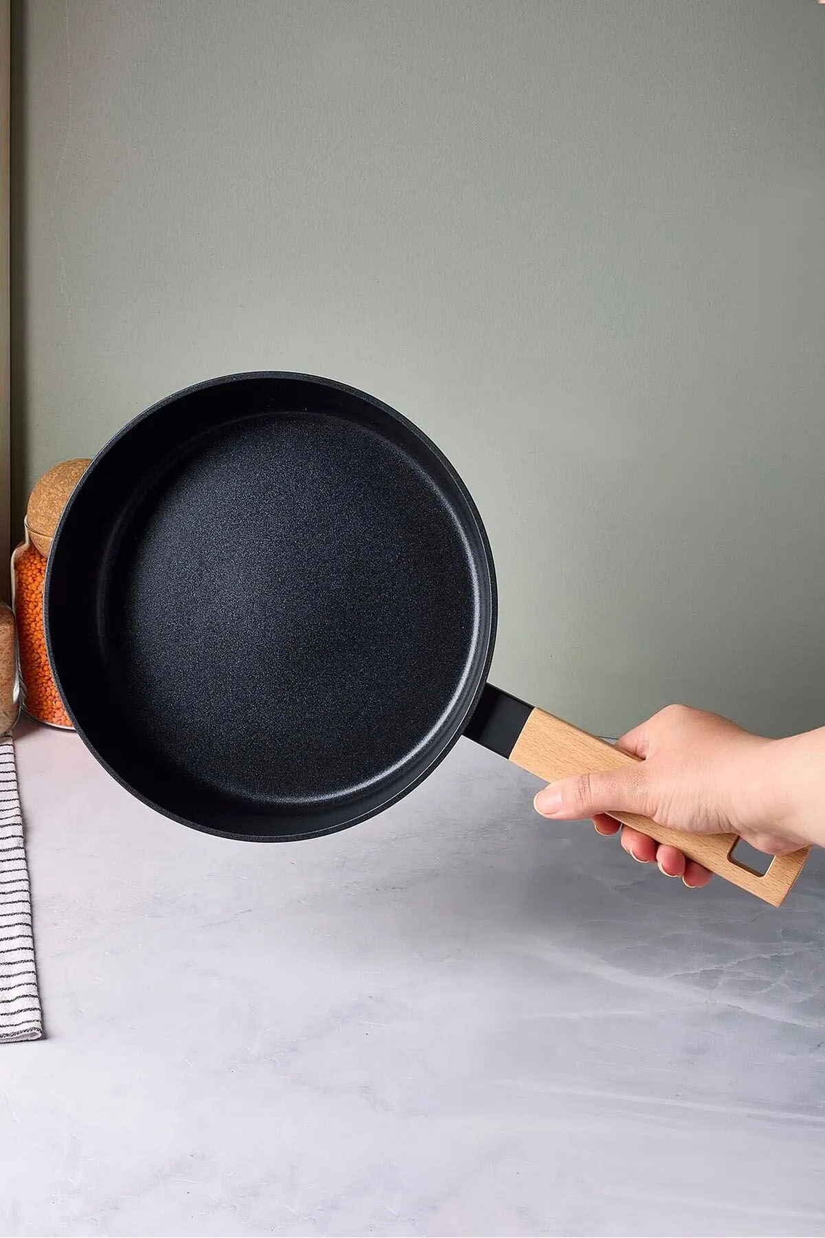 Perotti 18091 CookWood Tava 20 Cm - Siyah