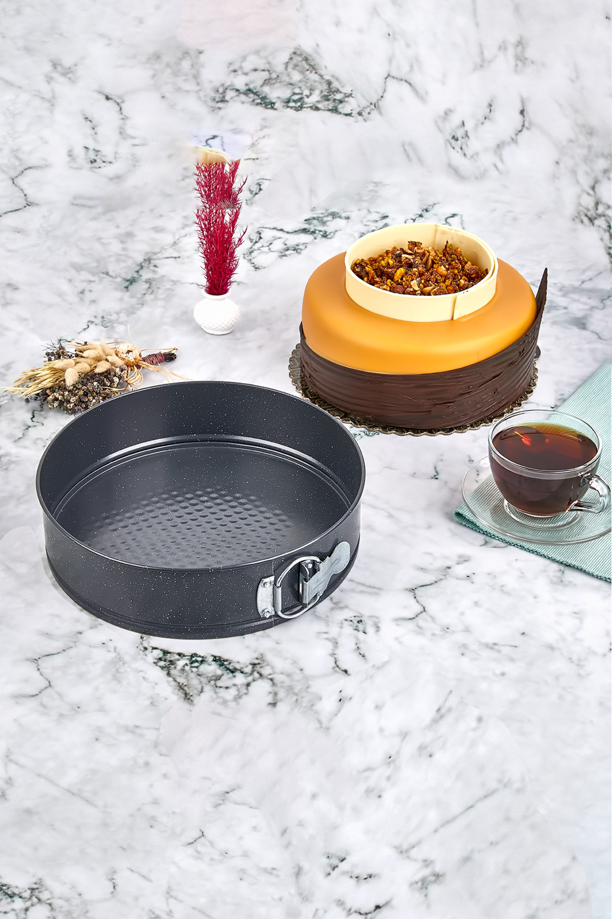 Polochef Planeta 20 Cm Kelepçeli Kek Kalıbı KKS-103 Polochef Planeta 20 Cm Kelepçeli Kek Kalıbı KKS-103