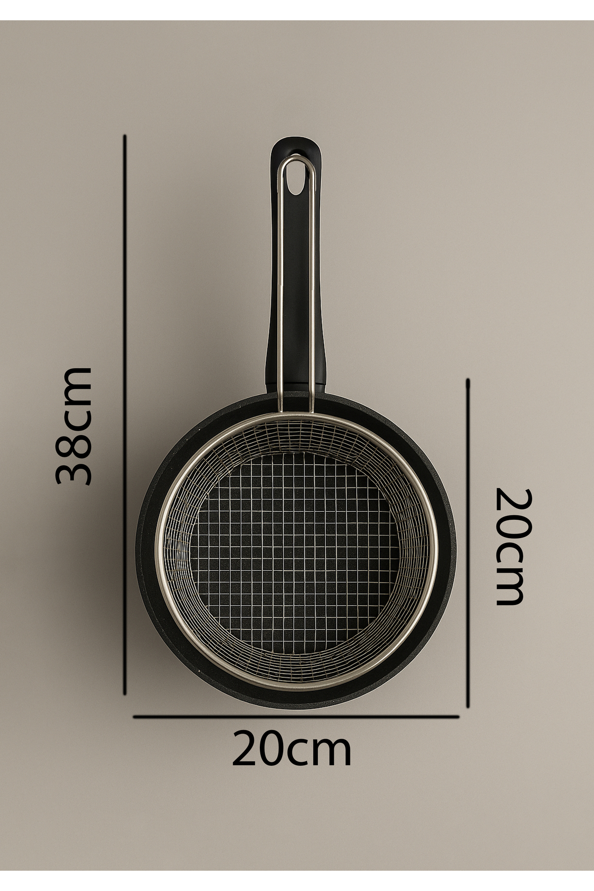 POLOCHEF MELDA GRANİT KIZARTMA TAVA 20 CM POLOCHEF MELDA GRANİT KIZARTMA TAVA 20 CM