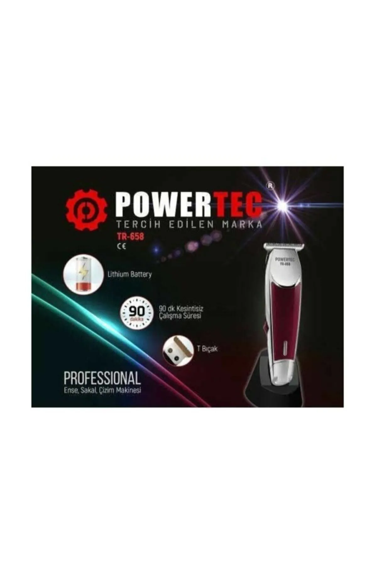 Powertec TR-658 Ense Tıraş Makinesi