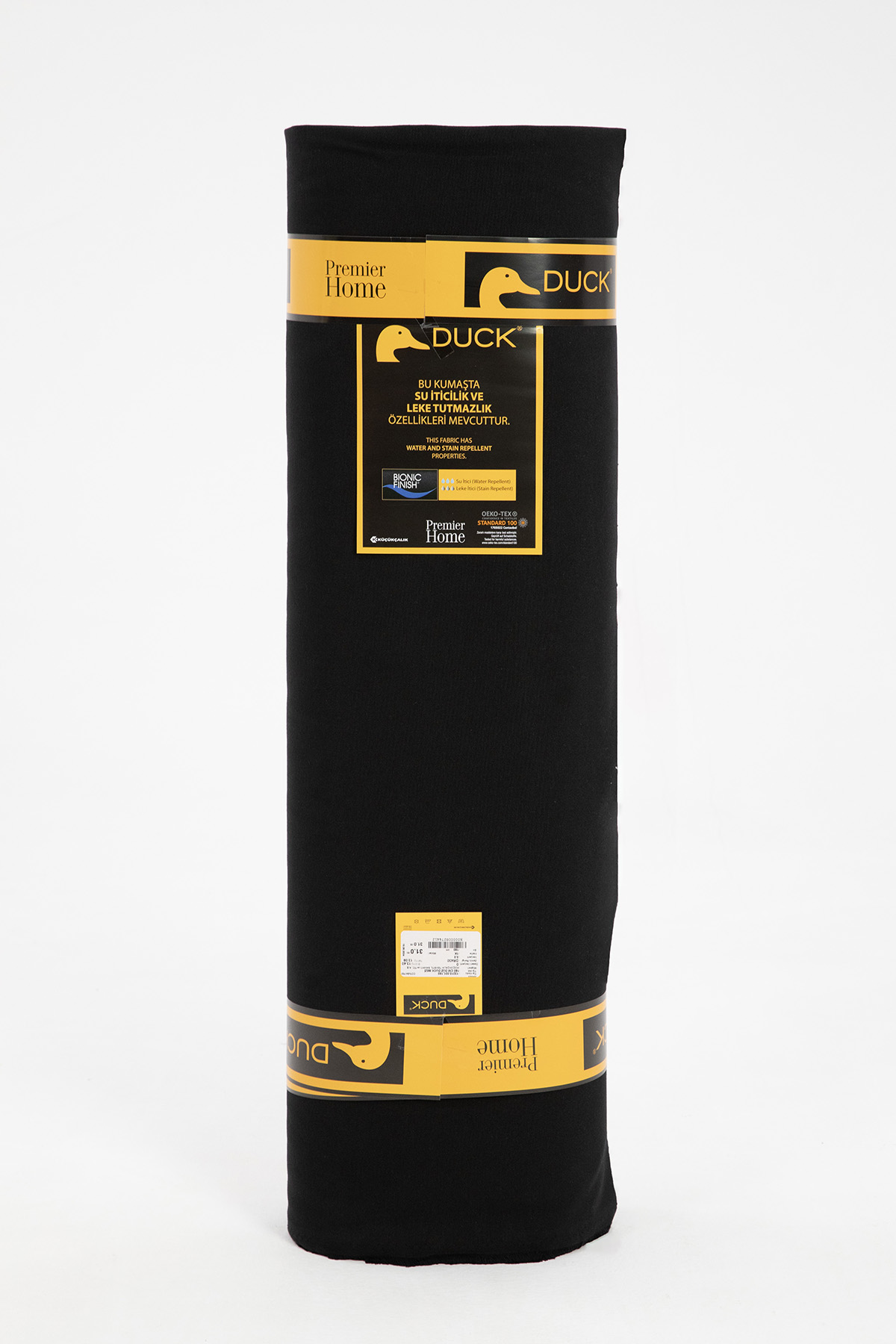 Premier Metrelik Duck Keten Kumaş Su İtici Bez 10 Metre DR430 - Siyah