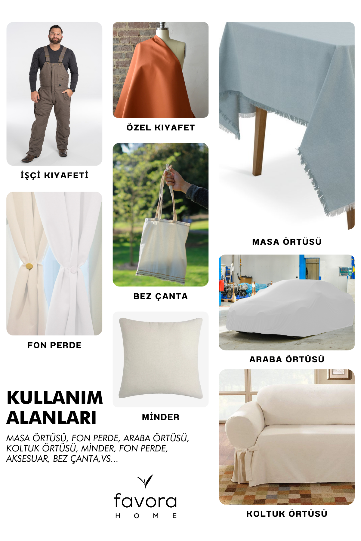 Premier Metrelik Duck Keten Kumaş Su İtici Bez 10 Metre DRK8077 - Kırmızı