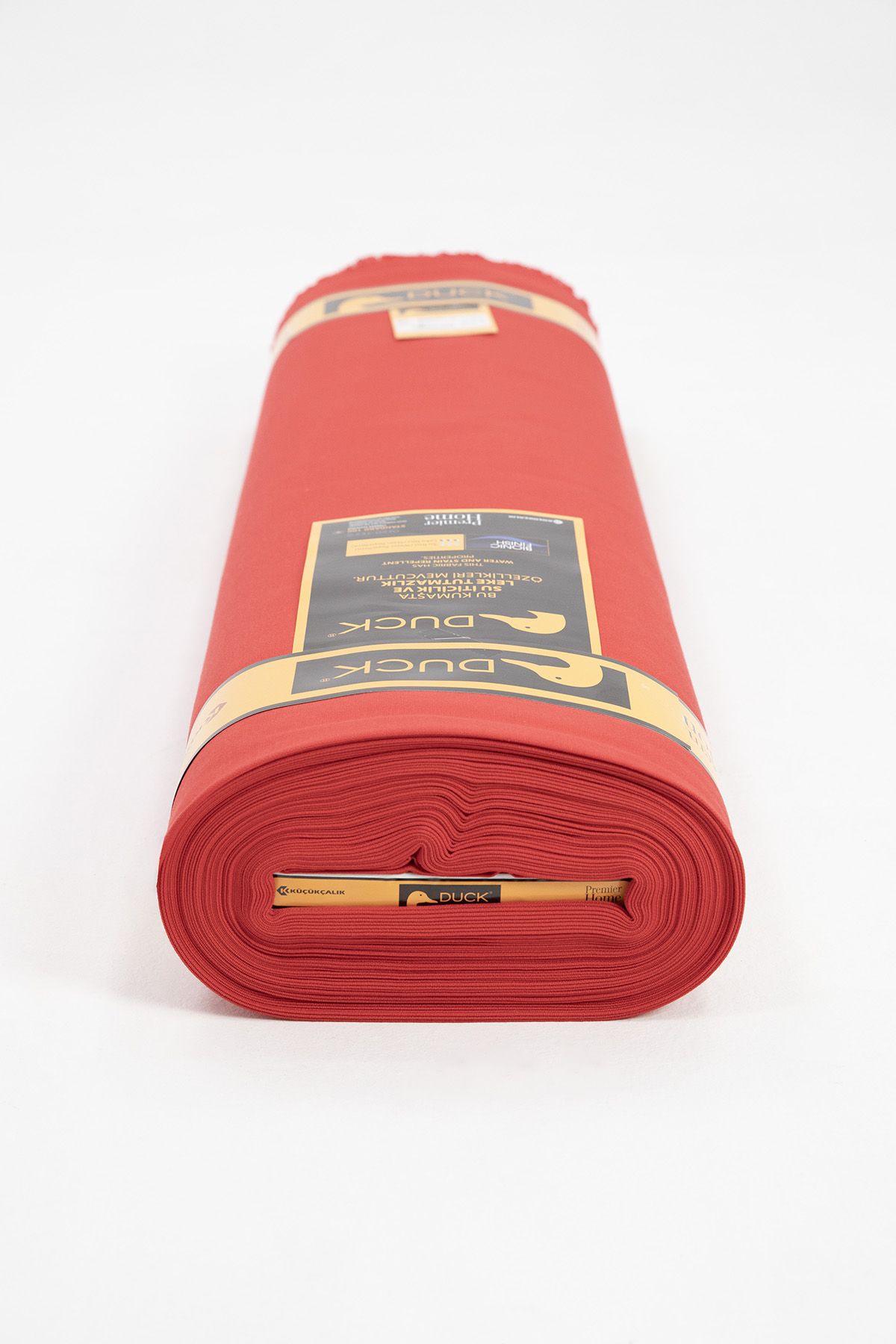 Premier Metrelik Duck Keten Kumaş Su İtici Bez 10 Metre DRK8077 - Kırmızı