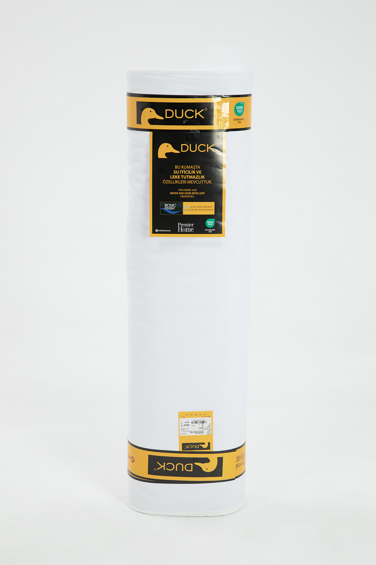 Premier Metrelik Duck Keten Kumaş Su İtici Bez 5 Metre DRB35 - Beyaz