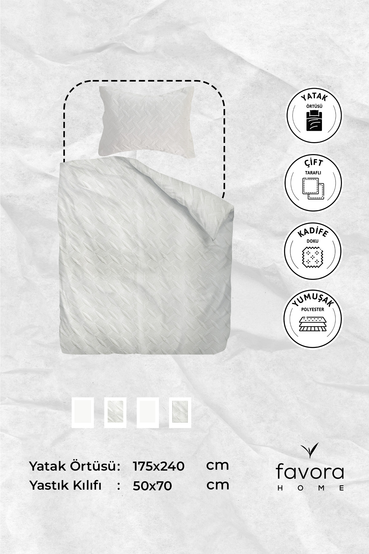 Queen Kadife Tek Kişilik Yatak Örtüsü - Krem Queen Kadife Tek Kişilik Yatak Örtüsü - Krem