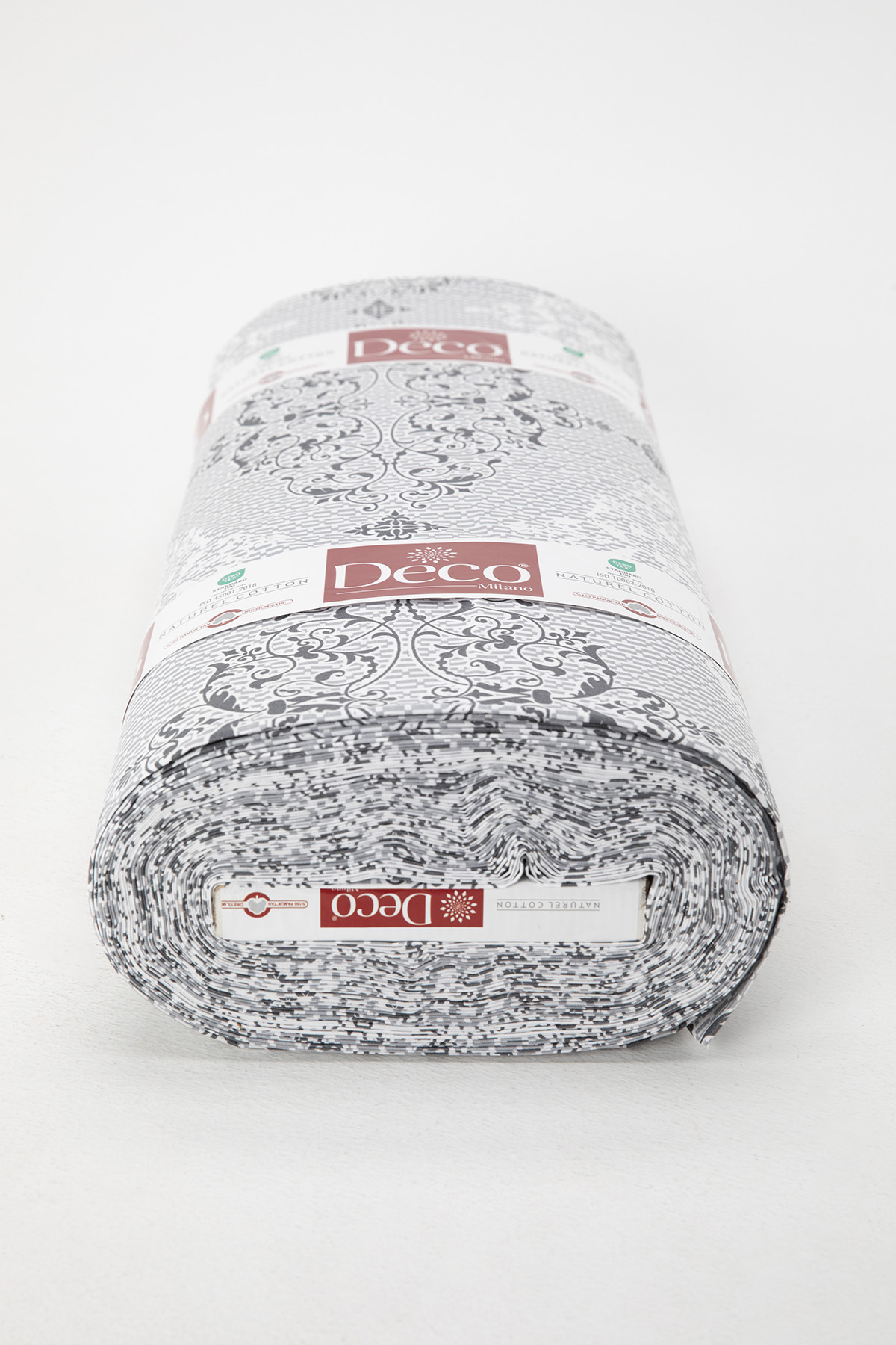 Royal 63 Tel %100 Pamuk Akfil Metrelik Nevresim Kumaşı 8 Metre - Gri