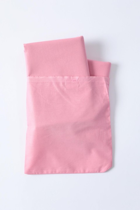 %100 Pamuk 2li Keseli Yastık Kılıfı 50x70 - Pembe