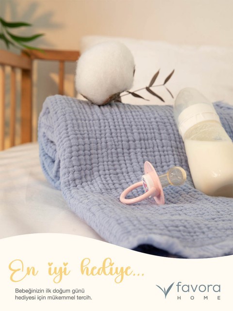 Premium Daisy %100 Pamuk 4 Katlı Müslin Bebek Örtü Premium Daisy %100 Pamuk 4 Katlı Müslin Bebek Örtü