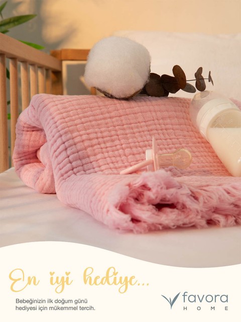 Premium Daisy %100 Pamuk 4 Katlı Müslin Bebek Örtü Premium Daisy %100 Pamuk 4 Katlı Müslin Bebek Örtü