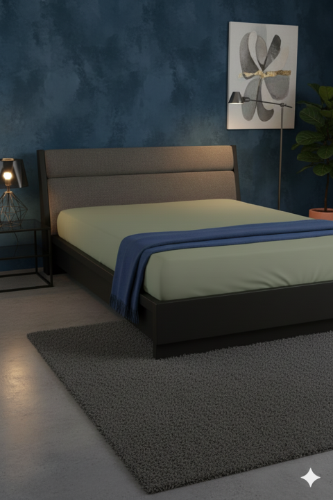 %100 Pamuk Ranforce Premium Çift Kişilik Lastikli Çarşaf - Yeşil