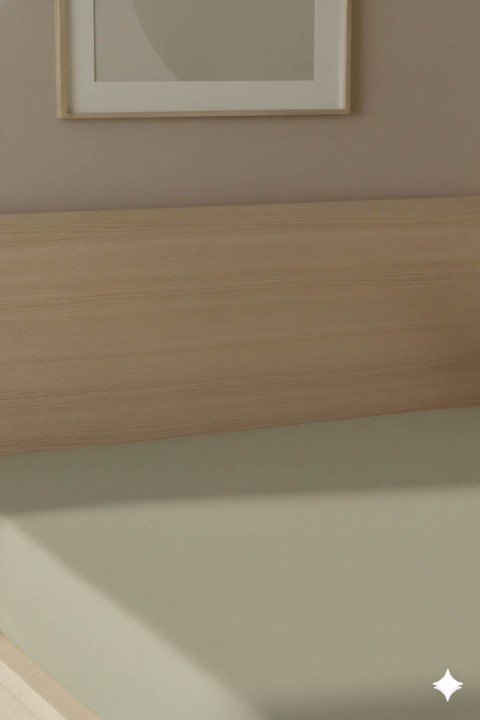 %100 Pamuk Ranforce Premium Tek Kişilik Plus Lastikli Çarşaf - Vizon