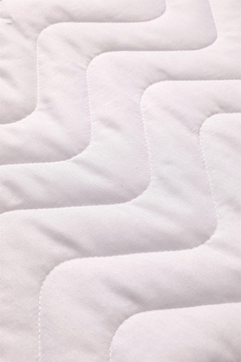 Çift Kişilik Kapitone Fitted Alez 160x200 - Beyaz