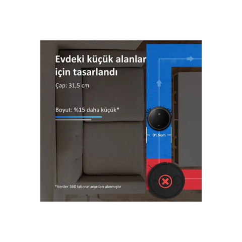 360 Robot Süpürge C50