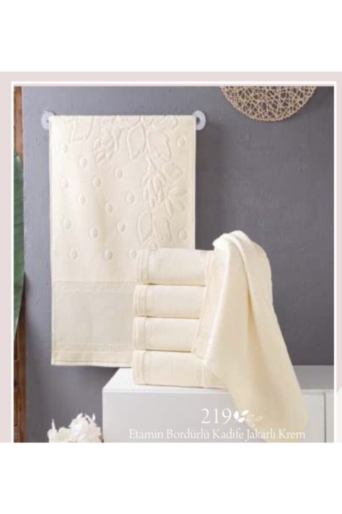 Etamin Jakarlı 6lı Mutfak Havlusu 30x50
