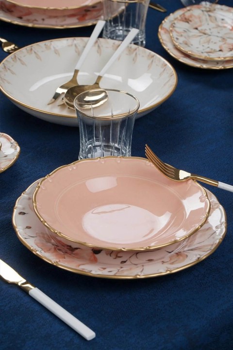 Acar 29 Parça Mari Gold Yemek Takımı - Gold