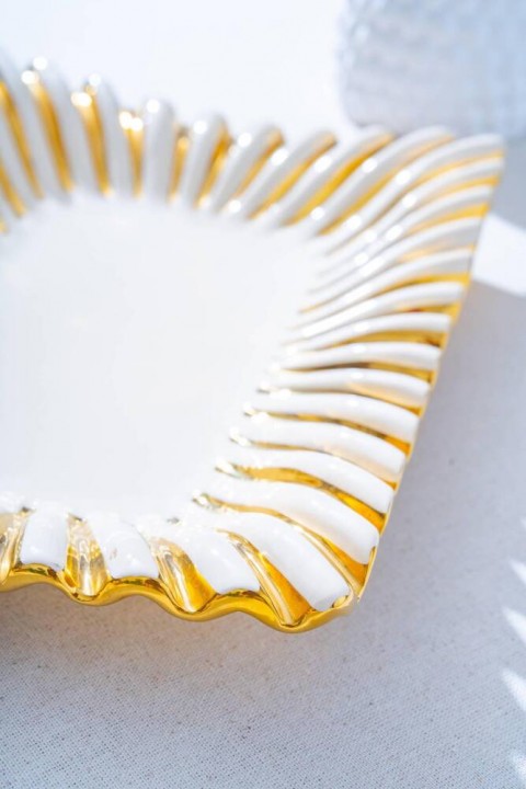 Acar Alba Dikdörtgen Dekoratif Sunum Tabak - 36 cm SKY-07487