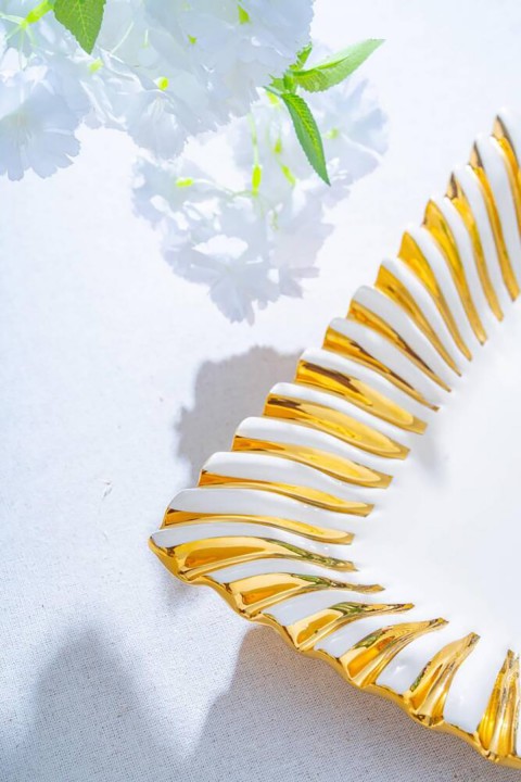 Acar Alba Dikdörtgen Dekoratif Sunum Tabak - 36 cm SKY-07487