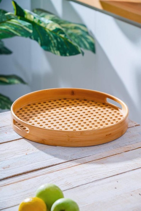 Acar Bambu Sunum Tepsi - 35 cm ACR-512