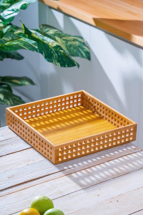 Acar Bambu Sunum Tepsi - 35 cm ACR-522