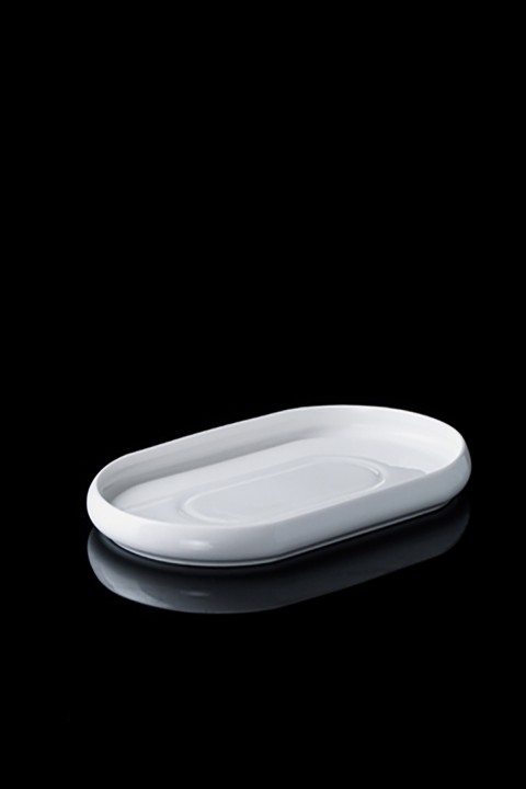 Acar Bianca Perla Porselen Oval Tabak - 26 cm SCT-21-0231