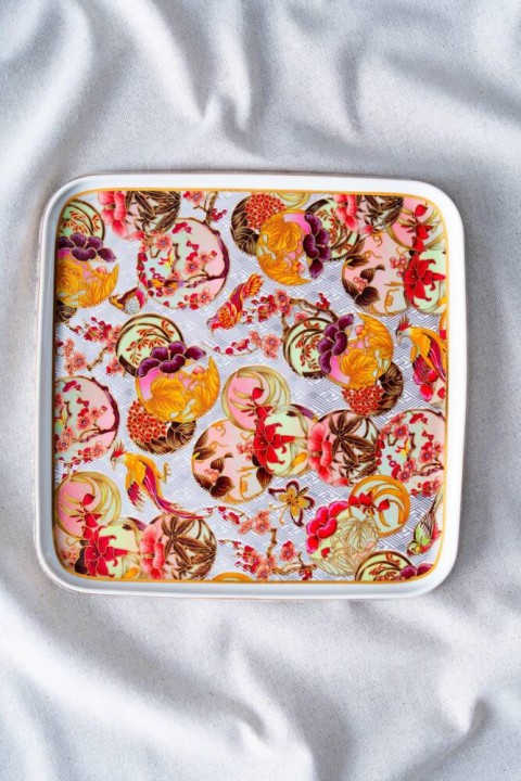 Acar Dream Kare Sunum Tabağı - 29 cm - Mor RYL-07028