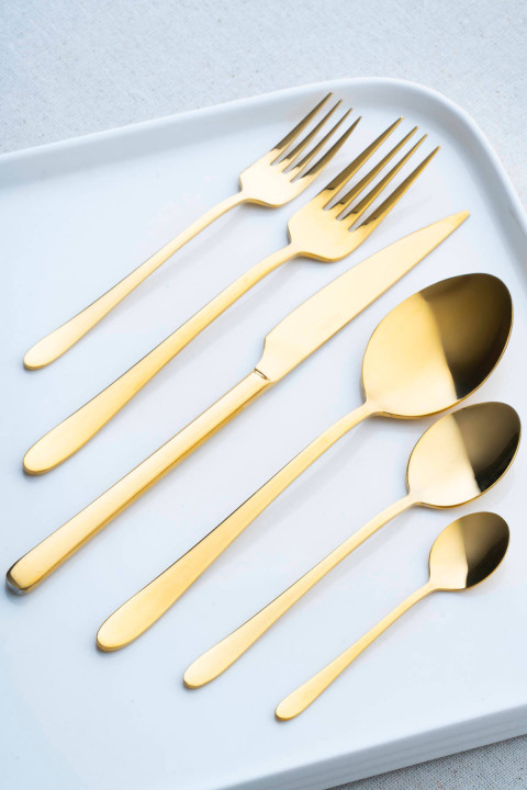 Acar Elenor 72 Parça Titanyum Gold Çkb Tk.