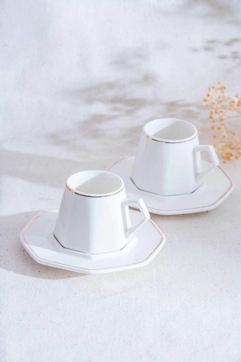 Acar Elera Gold 6 lı Kahve Fincan Takımı  YKG-06613