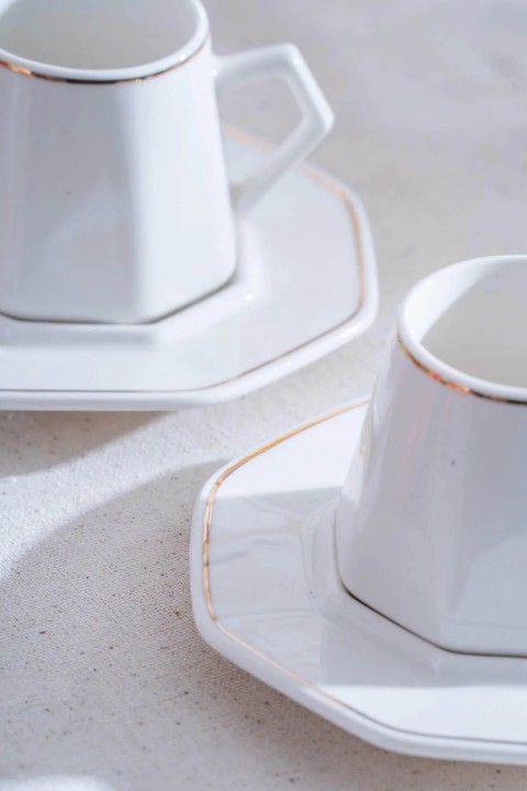 Acar Elera Gold 6 lı Kahve Fincan Takımı  YKG-06613