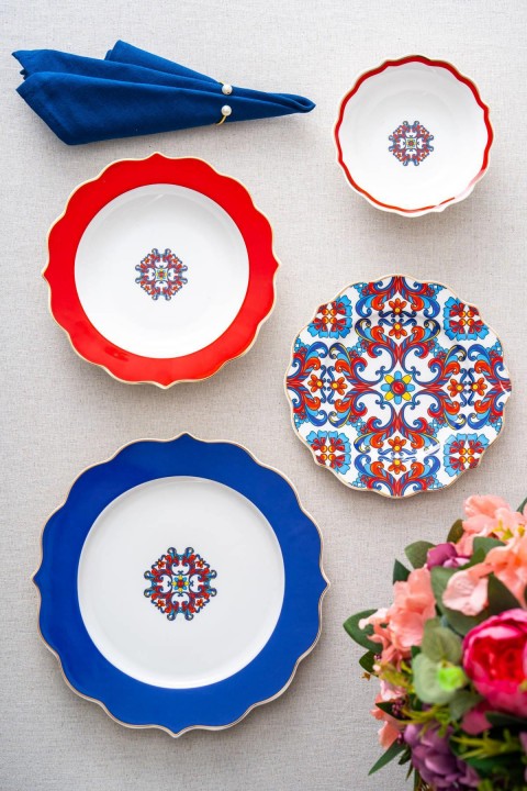 Acar Felicity 6 Kişilik 24 Parça Yemek Takımı PORWM-06349