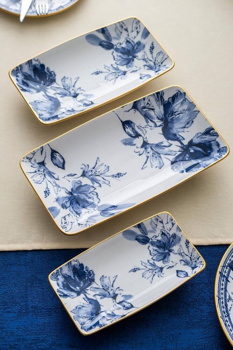 Acar Freesia 3 Parça Kayık Tabak Seti HCA-06715