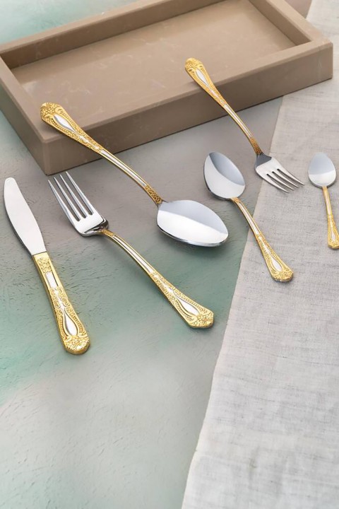 Acar Haven 12 Kişilik 72 Parça Çatal Kaşık Bıçak Seti YT-05794