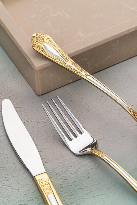 Acar Haven 12 Kişilik 72 Parça Çatal Kaşık Bıçak Seti YT-05794