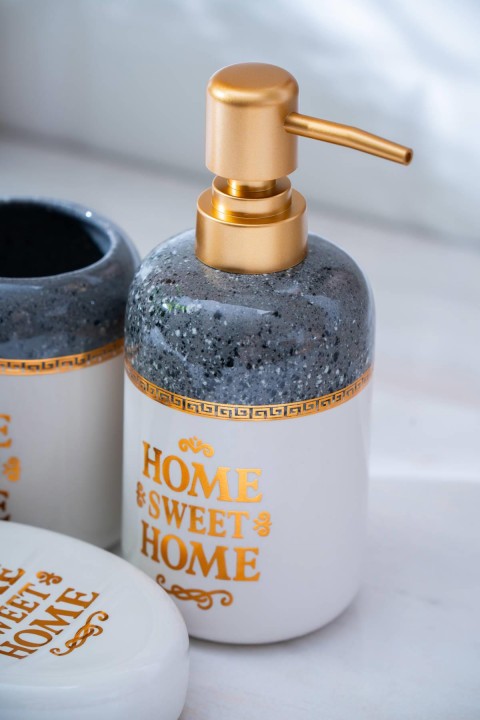 Acar Jardın Home Sweet 3’lü Banyo Seti - Lacivert SZN-07007