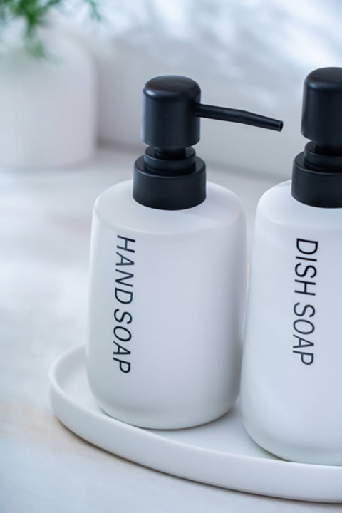 Acar Jardın Oval 3’lü Banyo Seti - Beyaz SZN-07010