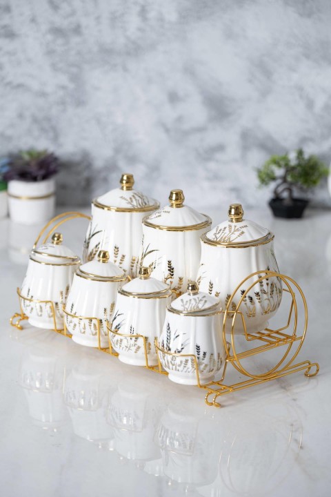 Acar Joyce 8 Parça Porselen Baharat Seti KAI-06391