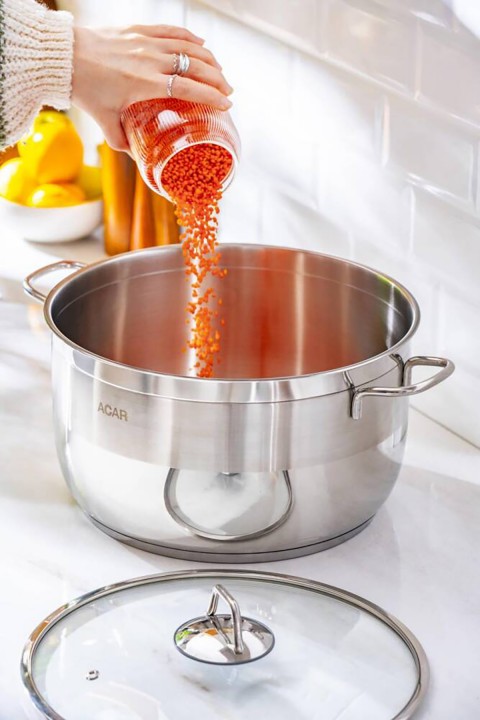 Acar Karat Çelik Derin Tencere - 30 Cm 016466