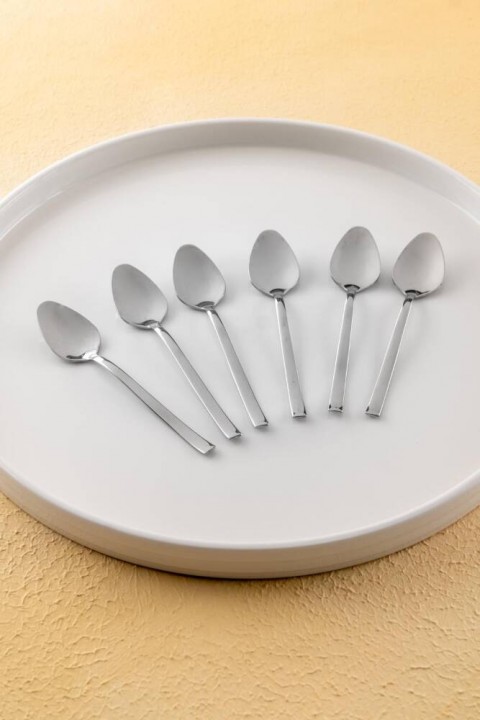 Acar Karat Moon 6 lı Çelik Çay Kaşık Takımı YT-05813