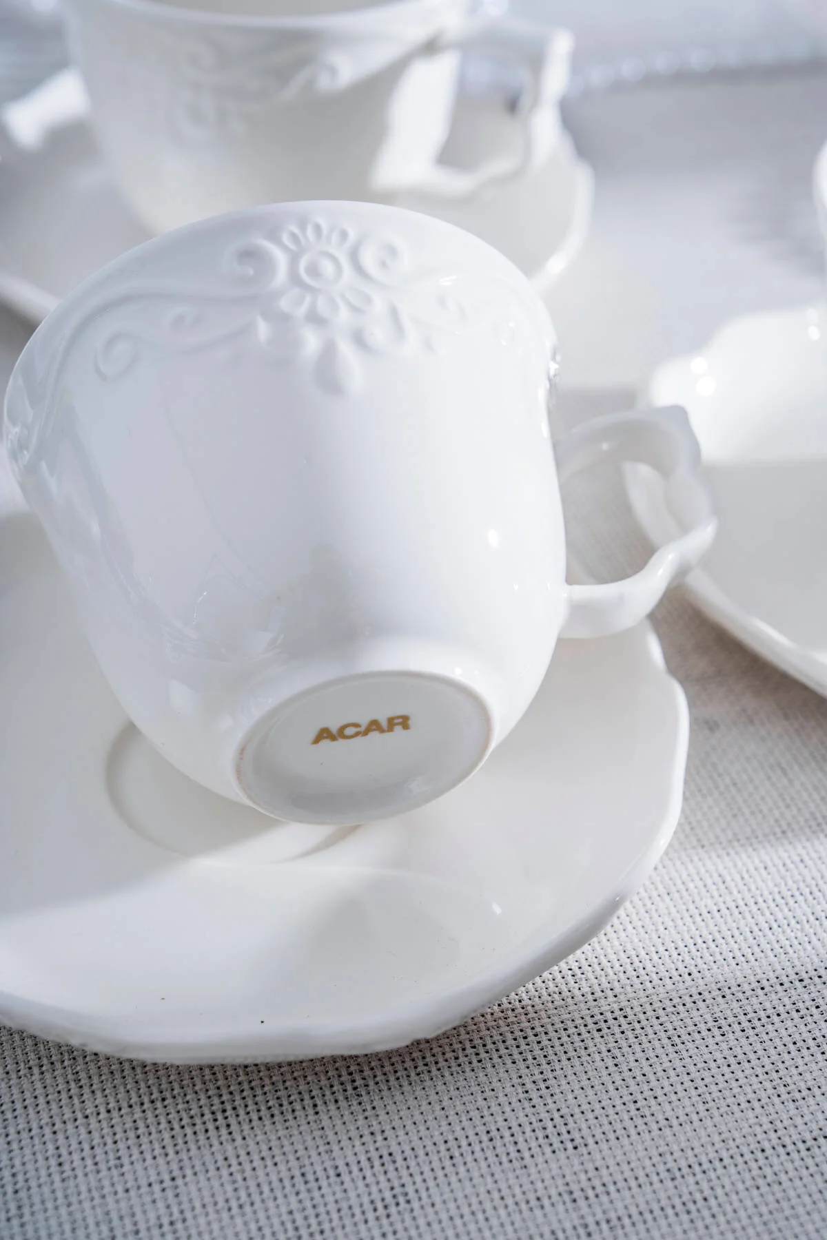 Acar King 6 Kişilik Çay Fincan Takımı 220 ml POR-07255