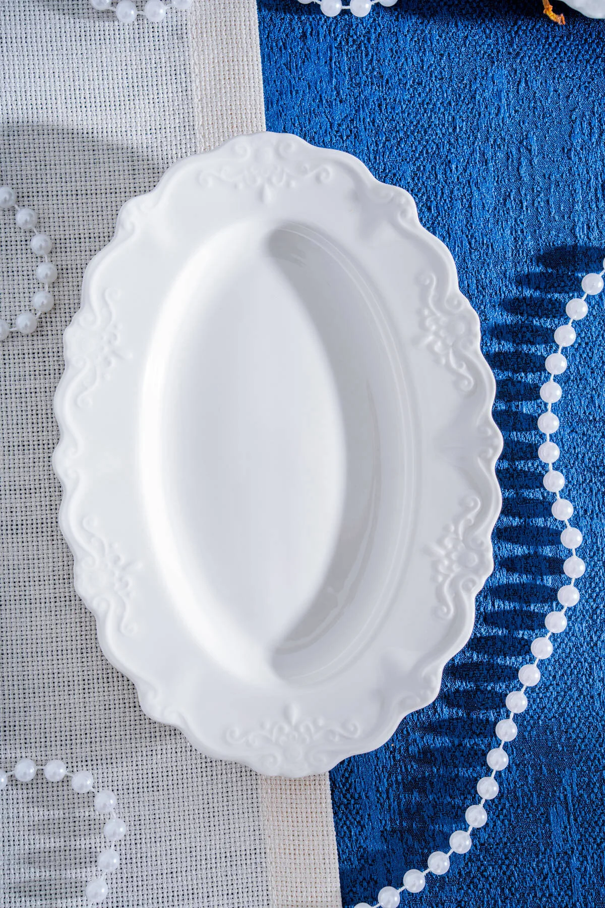 Acar King Oval Kayık Tabak 20 cm POR-07237