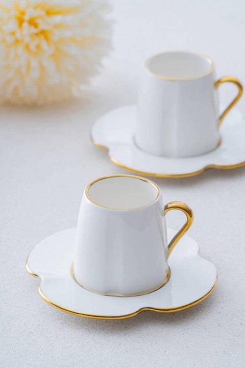 Acar Lotus Duo 2 Kişilik Kahve Fincanı Takımı - 90 ml SCT-06173