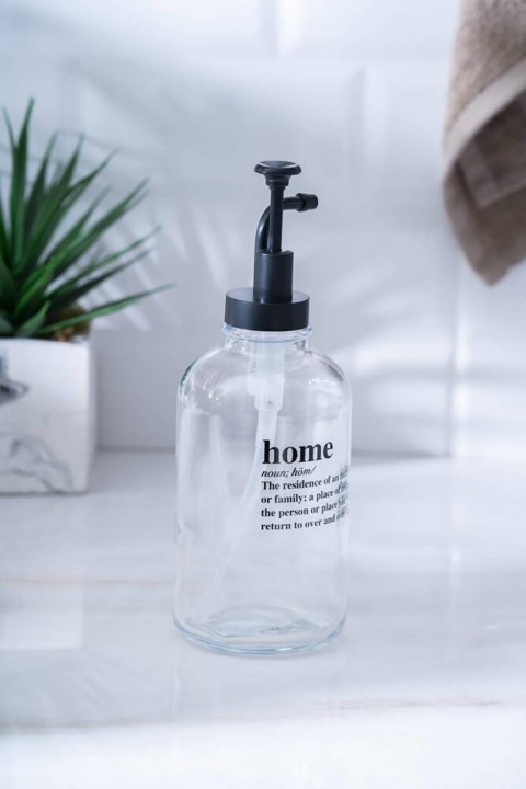 Acar Louvre Oval Cam Sıvı Sabunluk - 500 ml HNR-07615