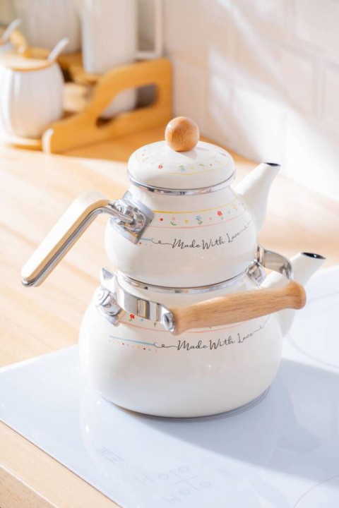 Acar Made With Love Emaye Çaydanlık Takımı XAP-07709