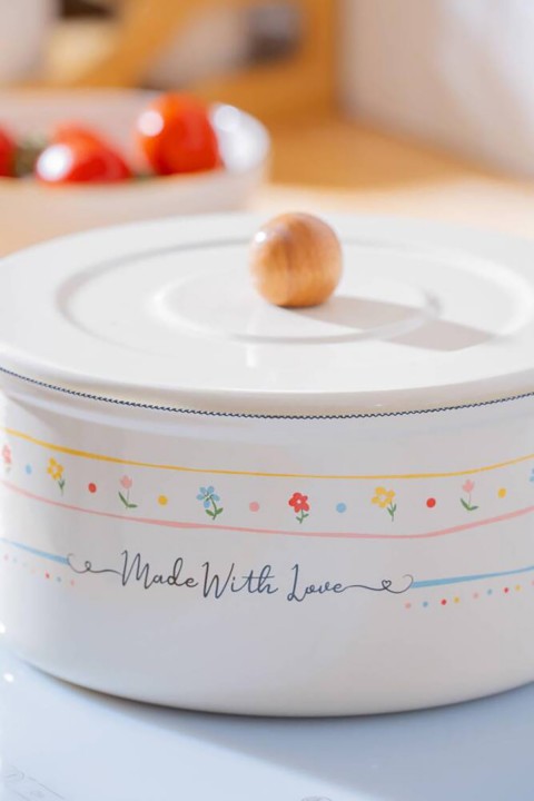 Acar Made With Love Emaye Tencere - 20 cm XAP-07705