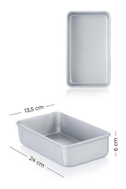 Acar Mate Dikdörtgen Baton Kek Kalıbı - 24 cm MOON-05771