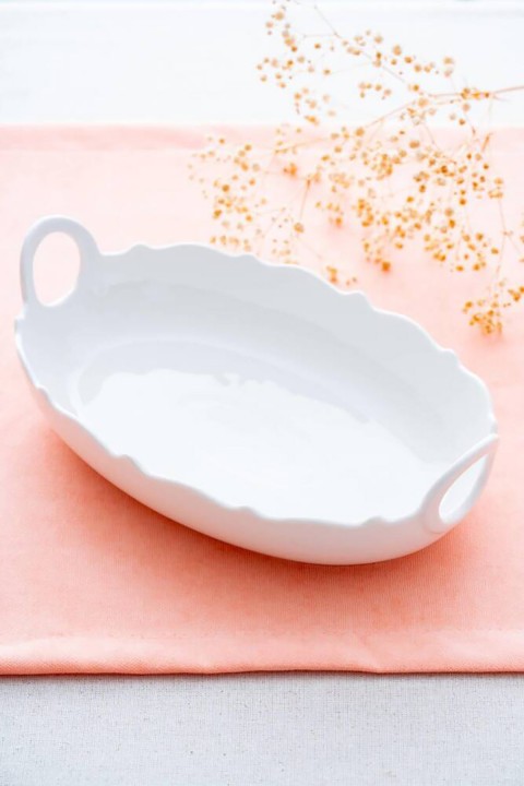 Acar Nirvana Oval Sunum Tabağı - 26 cm POR-06321